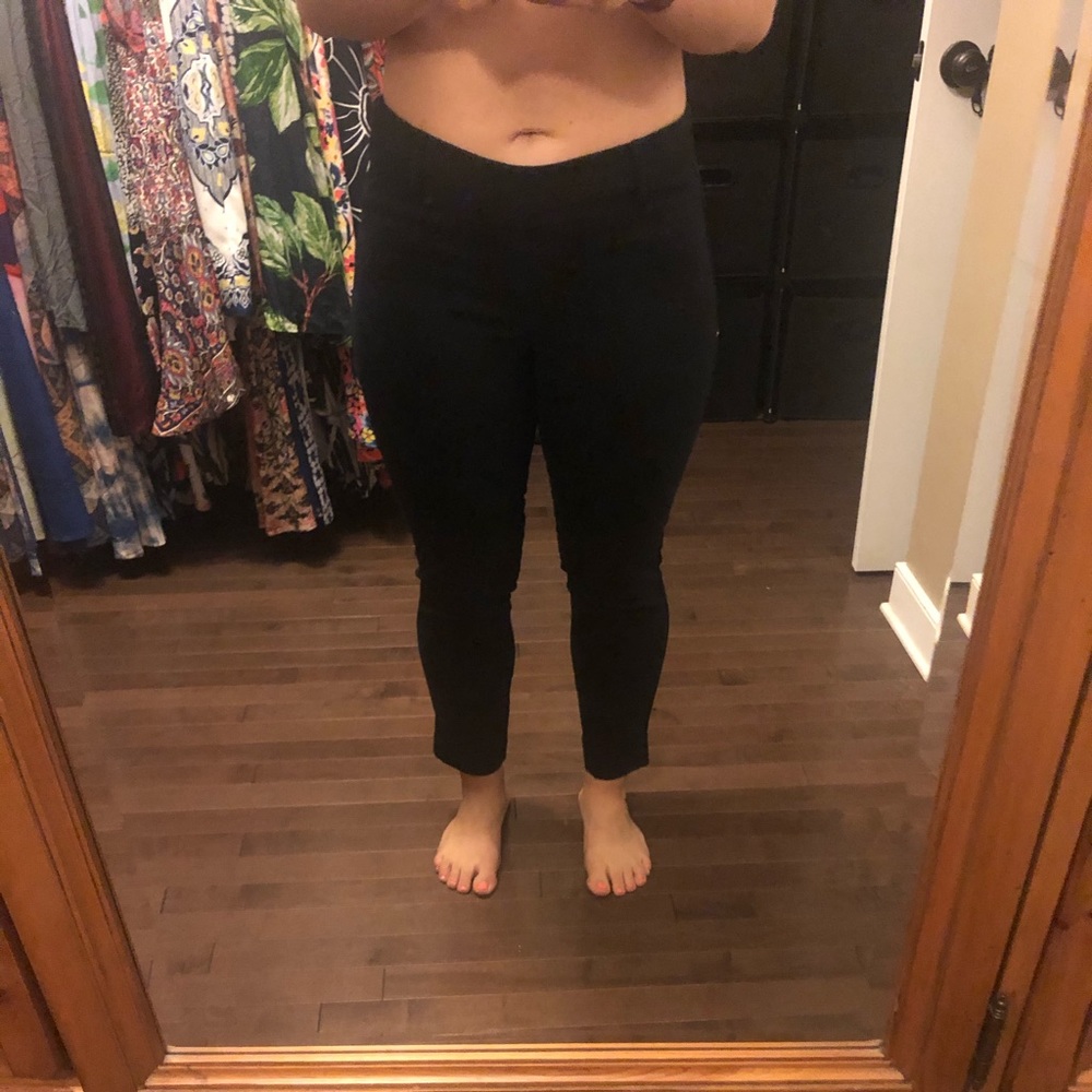 Skinny Black Work Pants